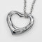 Pendentif Tiffany & Co. Elsa Peretti - Pendentif Open Heart en platine 58 Facettes oul10rjksi