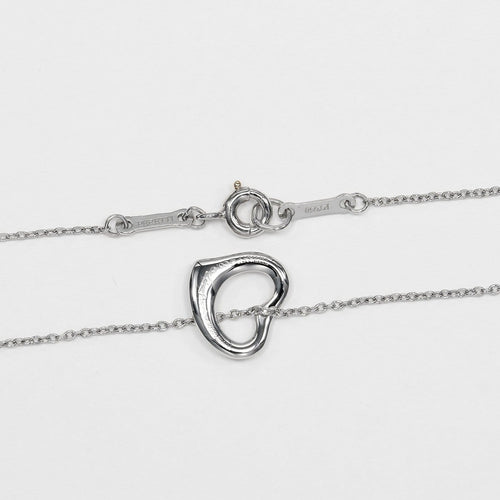 Pendentif Tiffany & Co. Elsa Peretti - Pendentif Open Heart en platine 58 Facettes oul10rjksi