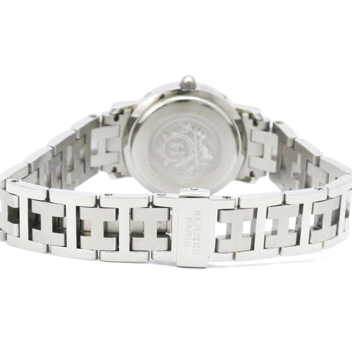 Montre Hermès Clipper - Montre quartz en acier inoxydable 58 Facettes zqzu7jyud4