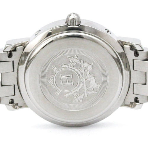 Montre Hermès Clipper - Montre quartz en acier inoxydable 58 Facettes zqzu7jyud4