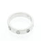 Bague 49 Cartier Love - Alliance en or blanc 18K et diamant 58 Facettes uy09pyo4l2