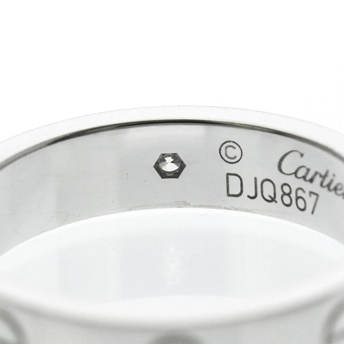 Bague 49 Cartier Love - Alliance en or blanc 18K et diamant 58 Facettes uy09pyo4l2