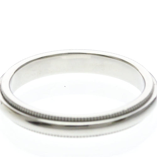 Bague 52 Tiffany & Co. Classic Milgrain - Bague en platine 58 Facettes m8vvor136d