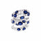 Bague 55 Bague Serpent en or blanc, diamants et saphirs 58 Facettes 35917