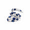 Bague 55 Bague Serpent en or blanc, diamants et saphirs 58 Facettes 35917