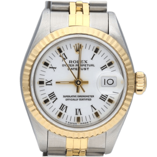 Montre Rolex Datejust - Montre 26 mm en or jaune et acier 58 Facettes MT47979
