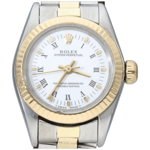 Rolex Oyster Perpetual - Montre 26 mm en or jaune et acier