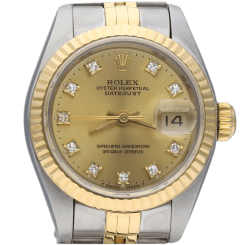 Montre Rolex Datejust - Montre 26 mm en acier et or jaune 58 Facettes MT47991
