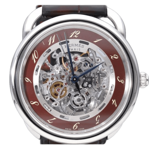 Hermès Arceau Skeleton - Montre automatique en acier