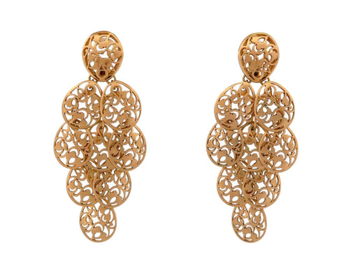 Boucles d'oreilles Pomellato Arabesques - Boucles d'oreilles en or rose 18k 58 Facettes 276233