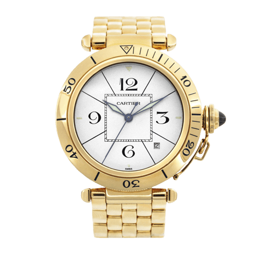 Montre Cartier Pasha - Montre 38 mm en or jaune 58 Facettes OC-68802099