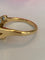 56 Bague cocktail vintage en or jaune 18 ct et diamants 58 Facettes ring