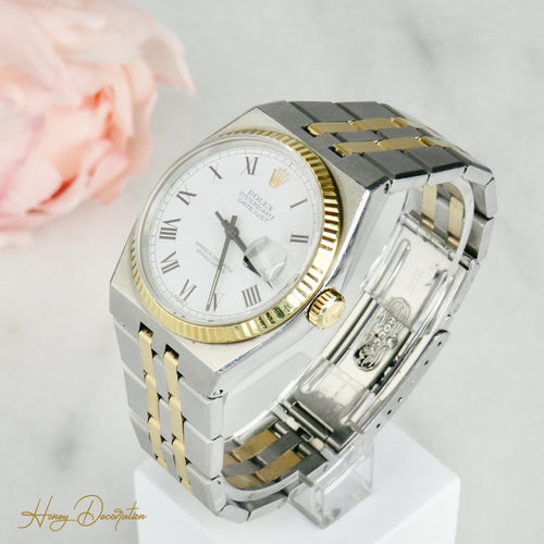 Rolex Oysterquartz Datejust - Montre en acier et or 58 Facettes 1529