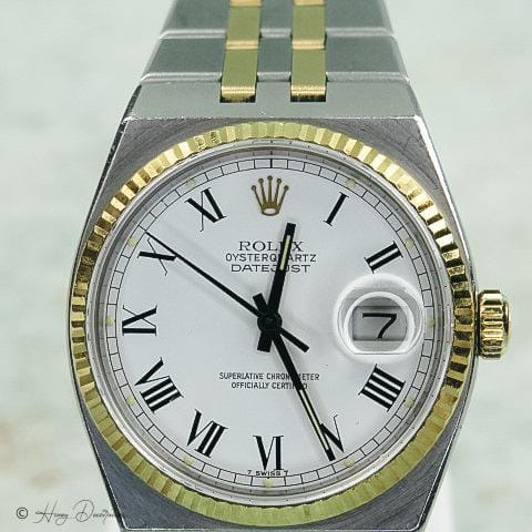 Rolex Oysterquartz Datejust - Montre en acier et or 58 Facettes 1529