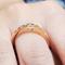 54 Bague en or rose 18 ct et diamants 58 Facettes S76