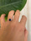 52 Diana - Bague en or blanc 18 kt, saphir et diamants 58 Facettes ring