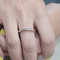 54 Bague en or blanc 18k et diamants 58 Facettes S98