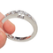 54 Bague en or blanc 18k et diamants 58 Facettes S98