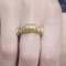 54 Bague en or jaune 18K et diamants 58 Facettes T486