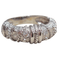55 Bague en or blanc 18k et diamants 58 Facettes T490
