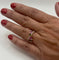 53 Bague croisée en or rose, saphirs roses et verts, diamants 58 Facettes 324/193
