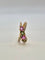 53 Bague croisée en or rose, saphirs roses et verts, diamants 58 Facettes 324/193