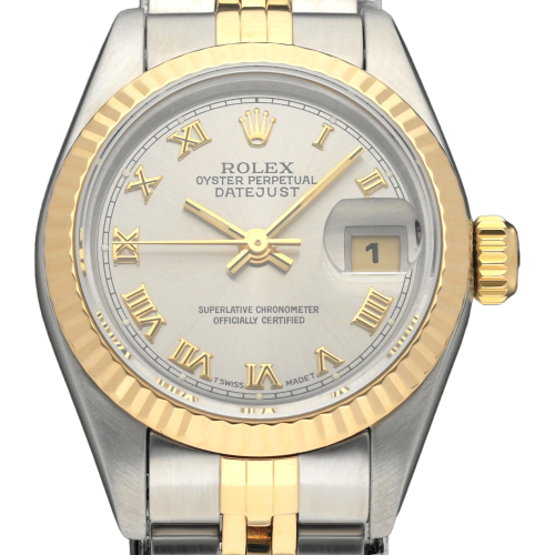 Rolex - Montre Lady-Datejust 69173 en or et acier
