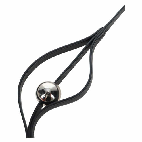 Hermès Météore - Collier en cuir noir 58 Facettes it83elw5z8