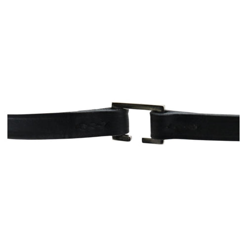 Hermès Météore - Collier en cuir noir 58 Facettes it83elw5z8