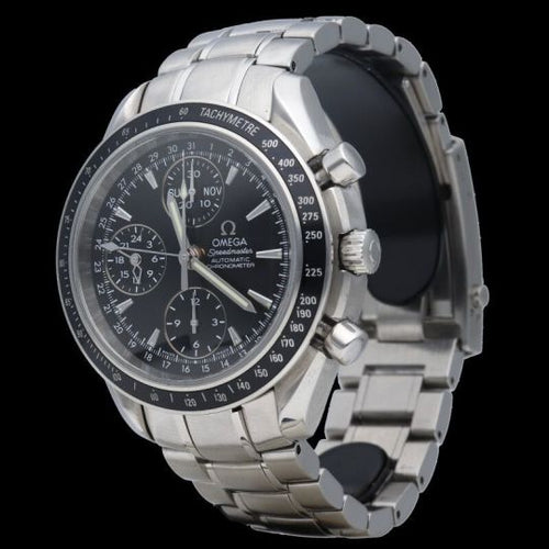Omega Speedmaster - Montre Day-Date Chronograph en acier 58 Facettes MT47055