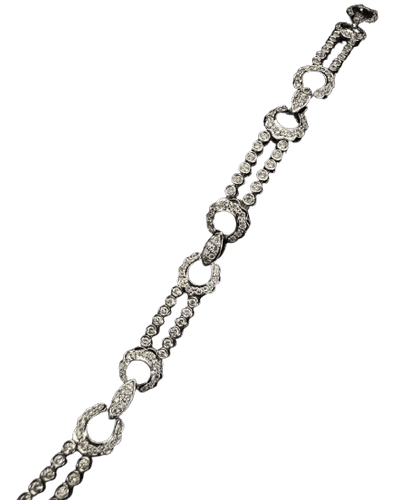 Bracelet en or blanc et diamants 58 Facettes BRA 43155MP