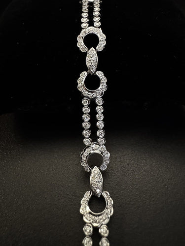 Bracelet en or blanc et diamants 58 Facettes BRA 43155MP