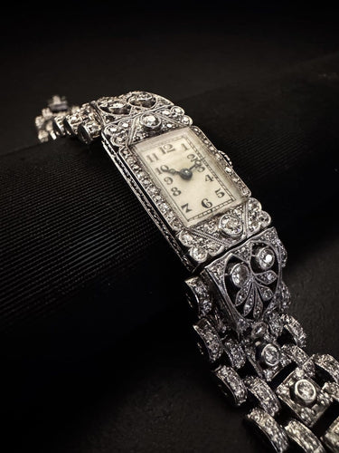 Liberty - Montre en platine, or blanc et diamants 58 Facettes ORL4523PT