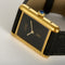 Montre Cartier Tank Must - Montre grand modèle en argent plaqué or, cadran Onyx 58 Facettes A1217