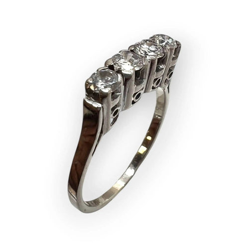 53 Bague diamants en or blanc 58 Facettes 330100123