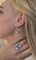 Boucles d'oreilles en or blanc, aigues-marines et diamants 58 Facettes earrings