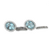 Boucles d'oreilles en or blanc, aigues-marines et diamants 58 Facettes earrings