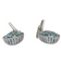 Boucles d'oreilles en or blanc, aigues-marines et diamants 58 Facettes earrings