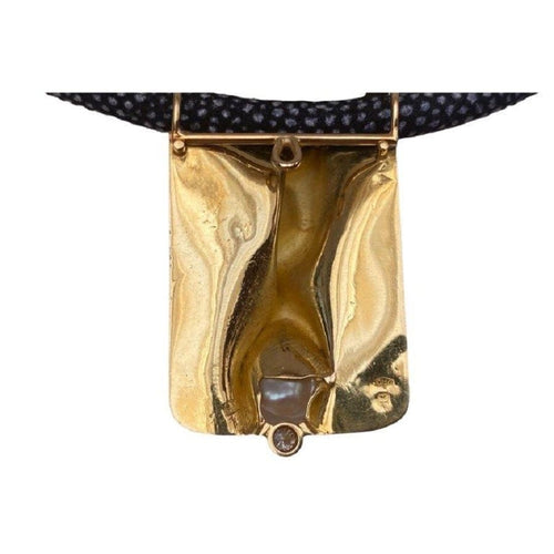 Jean-Pierre De Saedeleer - Collier pendentif en or jaune et perle 58 Facettes collier