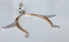 Boucles d'oreilles en or rose 18K et diamants 58 Facettes earrings