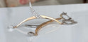 Boucles d'oreilles en or rose 18K et diamants 58 Facettes earrings