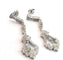 Art déco - Boucles d'oreilles en or blanc 18 kt et diamants 58 Facettes 494/26 G