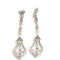 Art déco - Boucles d'oreilles en or blanc 18 kt et diamants 58 Facettes 494/26 G