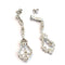 Art déco - Boucles d'oreilles en or blanc 18 kt et diamants 58 Facettes 494/26 G