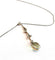 Collier pendentif en or blanc 18 ct avec diamants et péridot 58 Facettes 1921 F