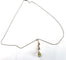 Collier pendentif en or blanc 18 ct avec diamants et péridot 58 Facettes 1921 F
