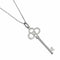 Tiffany & Co. Crown Key - Pendentif en or blanc et diamants 58 Facettes ydq5x3613g
