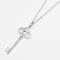 Tiffany & Co. Crown Key - Pendentif en or blanc et diamants 58 Facettes ydq5x3613g