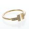 Tiffany & Co. T Wire - Or jaune 18 ct avec diamants 58 Facettes lpjzjmnimh