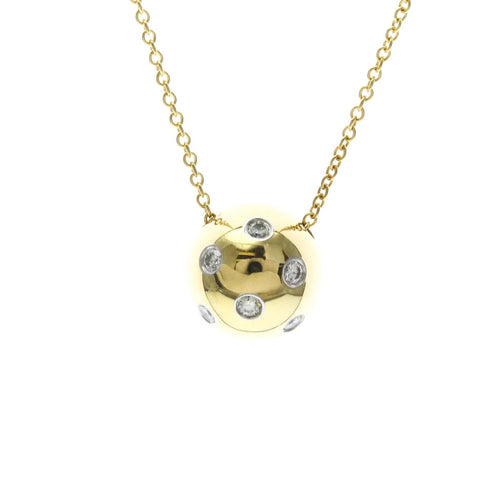 Tiffany & Co. Etoile - Pendentif en or jaune, platine et diamants 58 Facettes pnh7757a3b